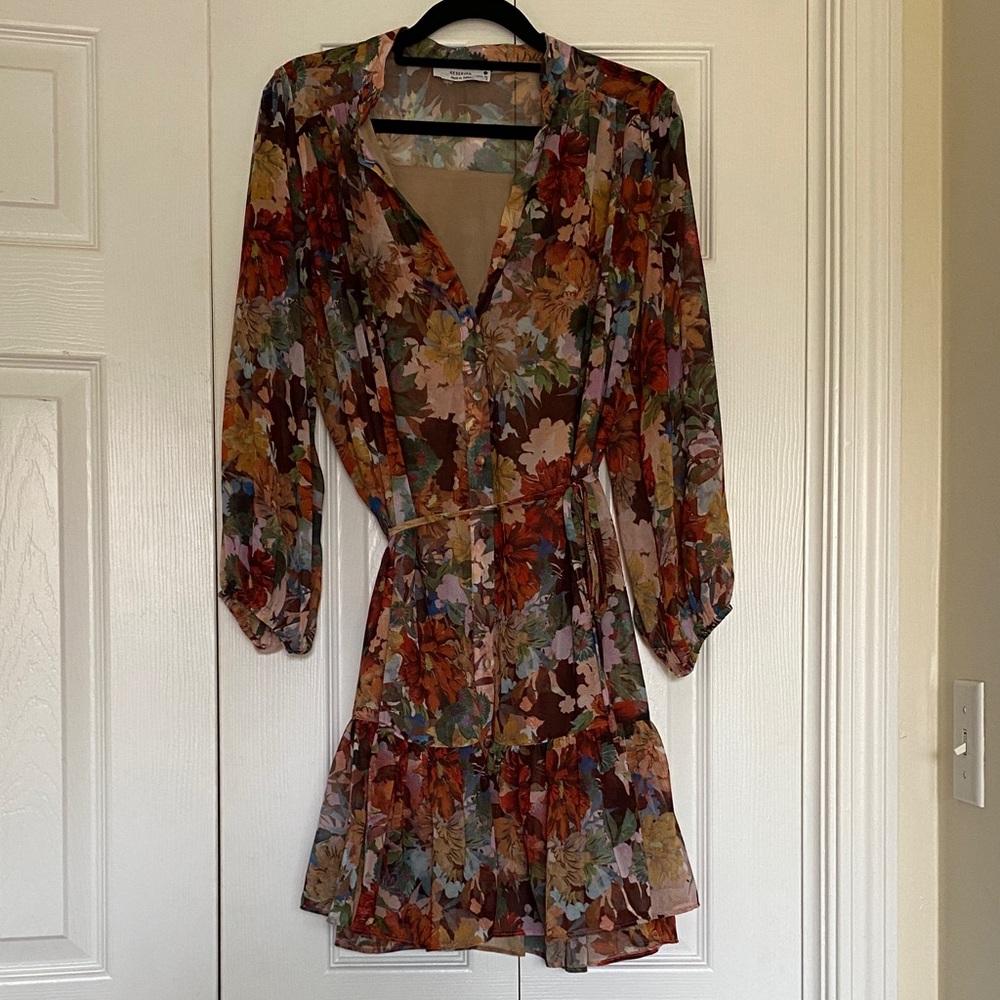 Reserved Floral Multicolor Dress
